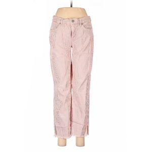 Loft Pink Striped Pants
